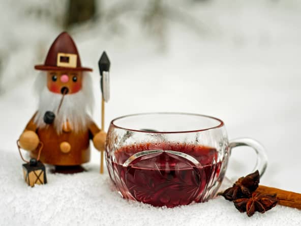 Verre de vin chaud