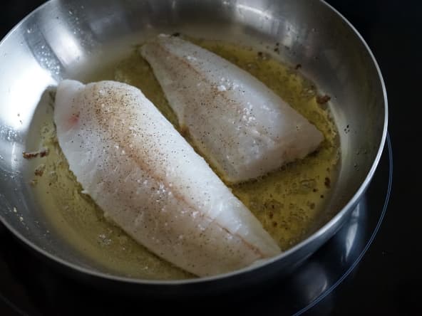 Filets de turbot sautés