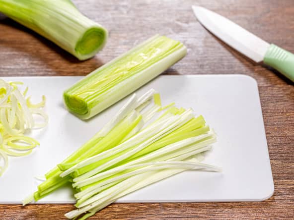 Blanc de poireau émincé