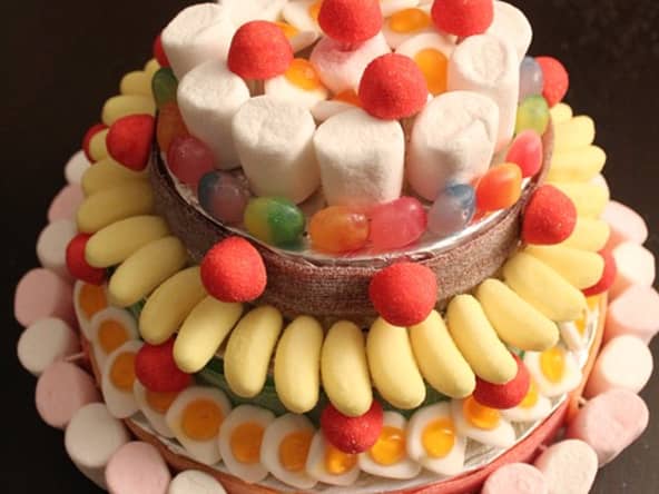 Gâteaux aux gourmandises