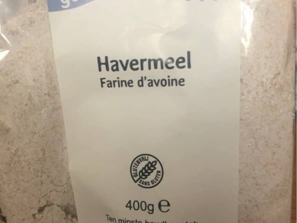 Sachet de farine d'avoine