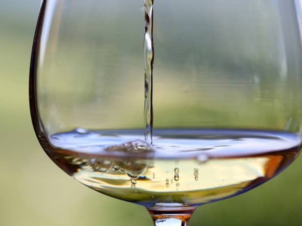 Verre de vin blanc