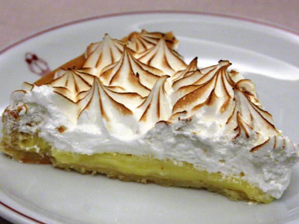 Tarte meringue et citron
