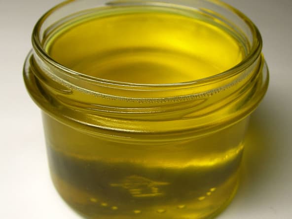 Beurre clarifié chaud