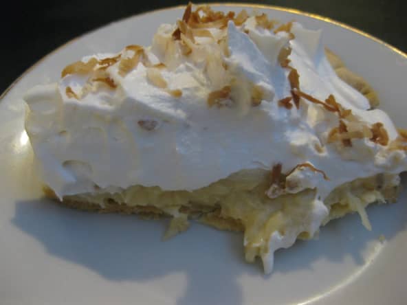 Gâteau aucrème de coco
