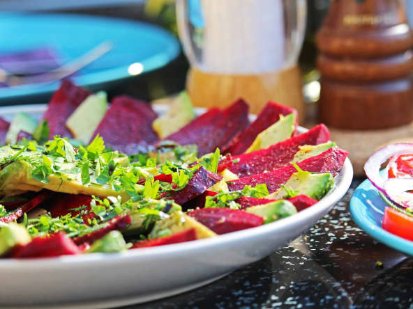 Carpaccio de betteraves