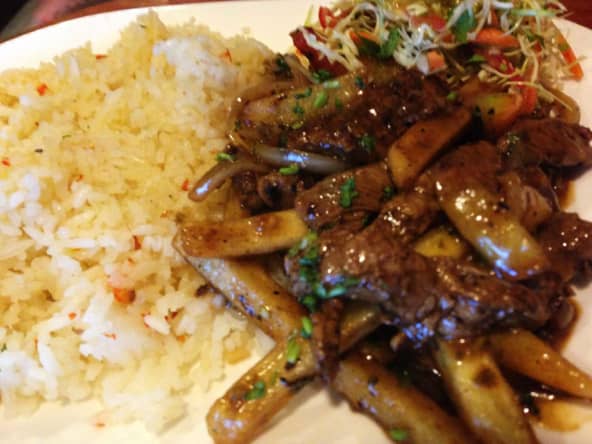 Lomo Saltado, un plat péruvien à base de filet de bœuf