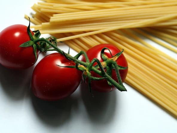 Spaghetti et tomates