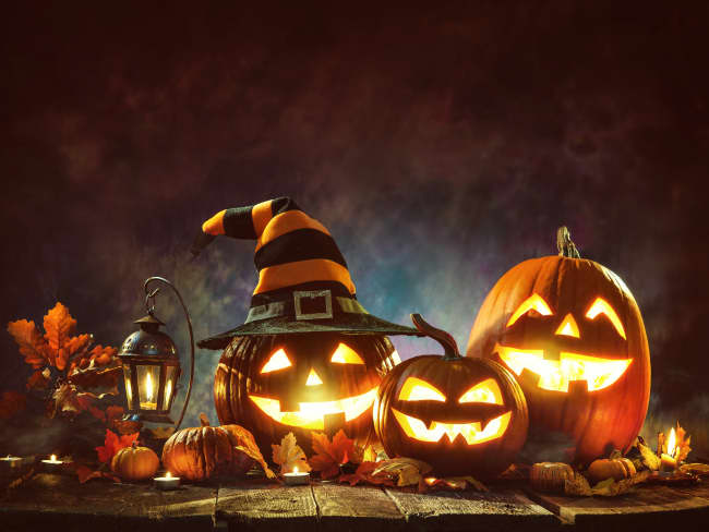 Citrouilles sculptées pour Halloween