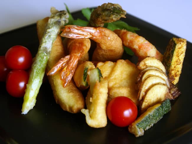 Assiette de tempura de légumes par Chef Simon