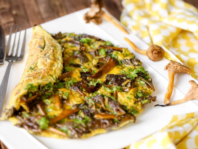 Omelette forestière