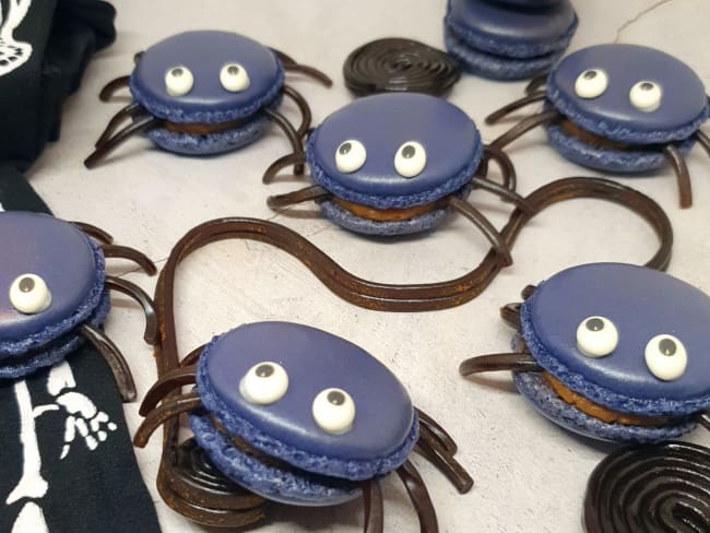 Macarons araignées