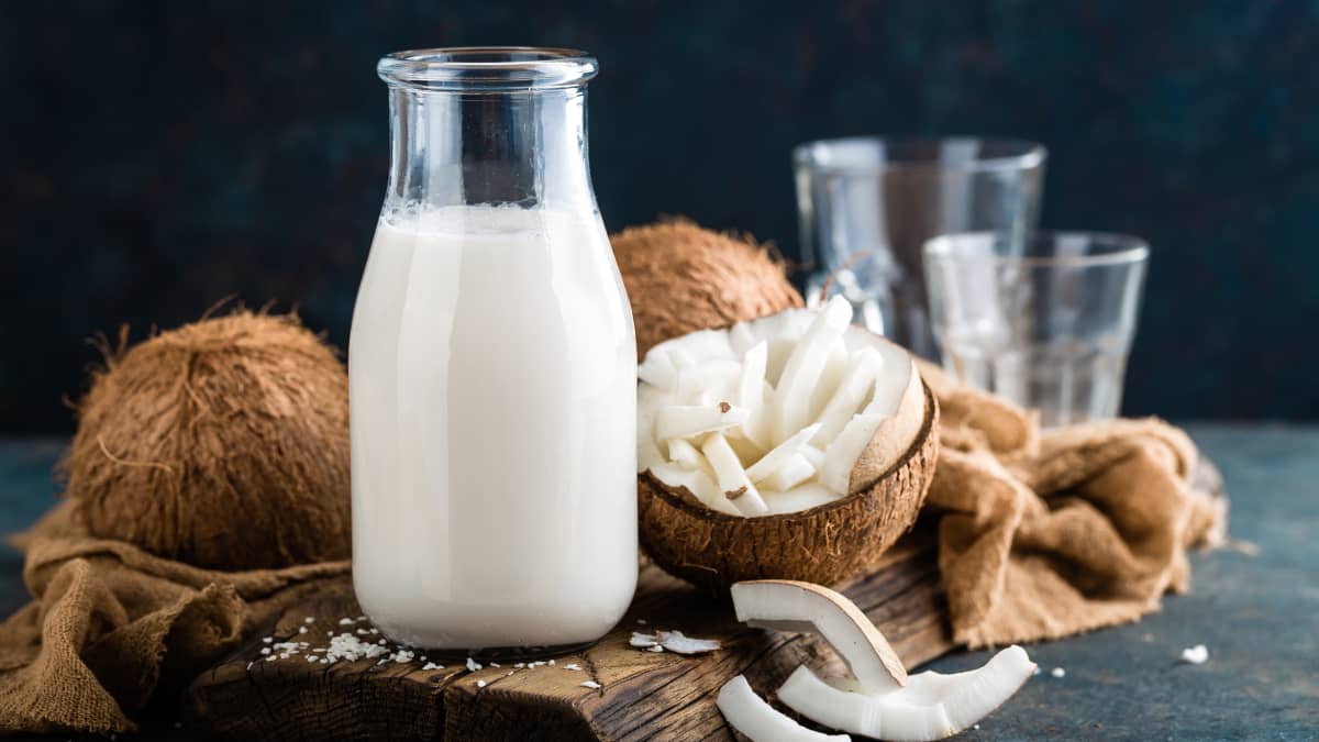 Noix et lait de coco