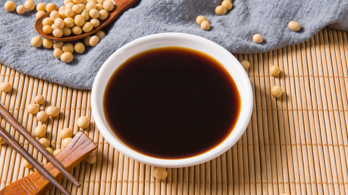 Sauce et graines de soja