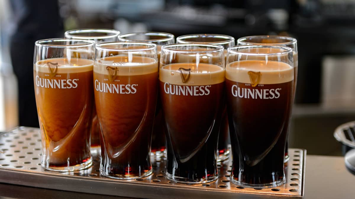 Verres de Guinness