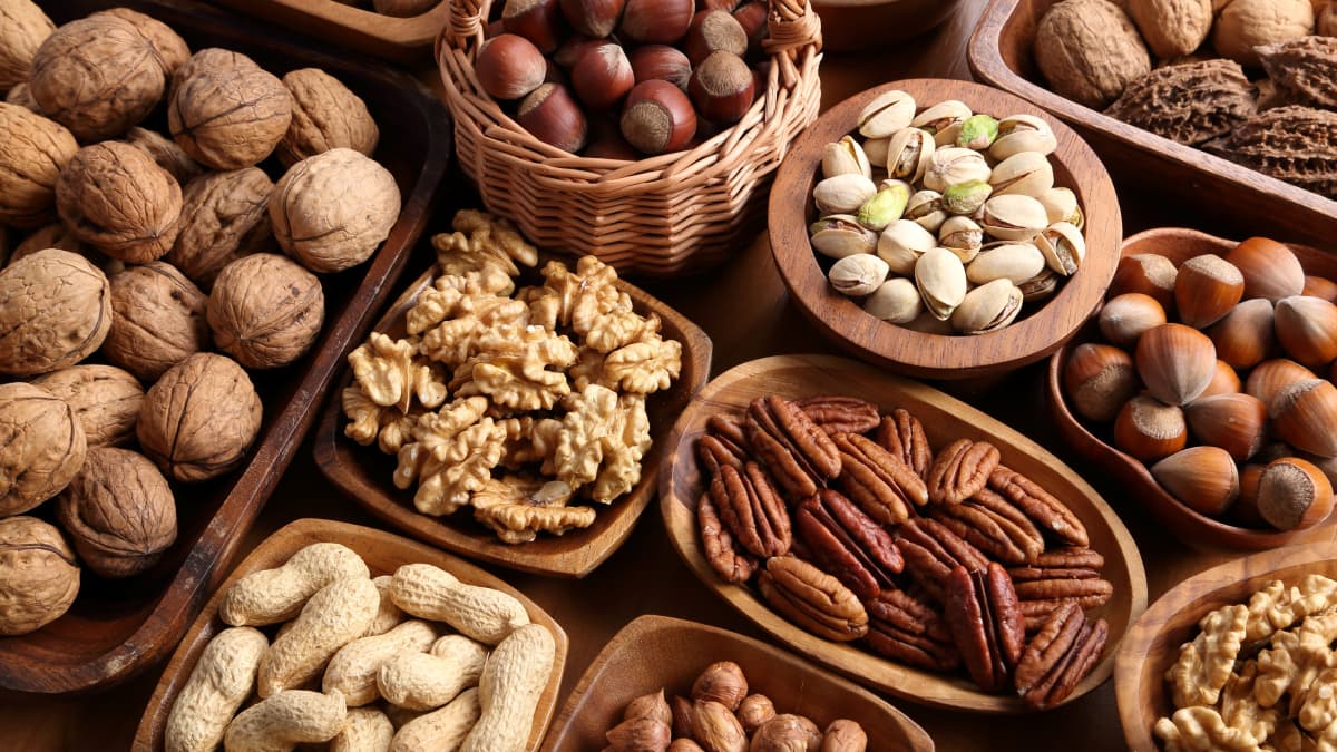 Mélange de fruits à coque