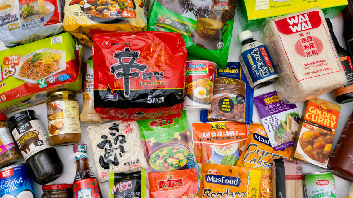 Produits alimentaires asiatiques