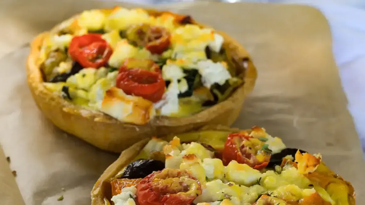 Tarte aux légumes grillés