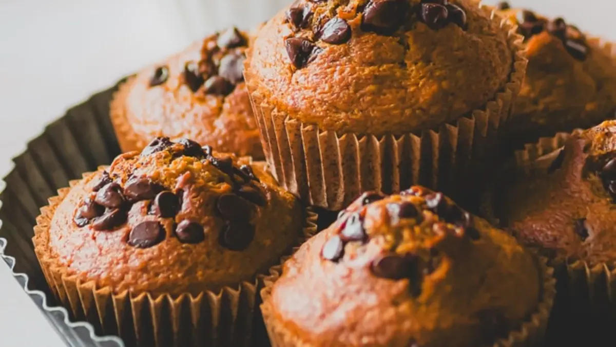 Muffins banane chocolat