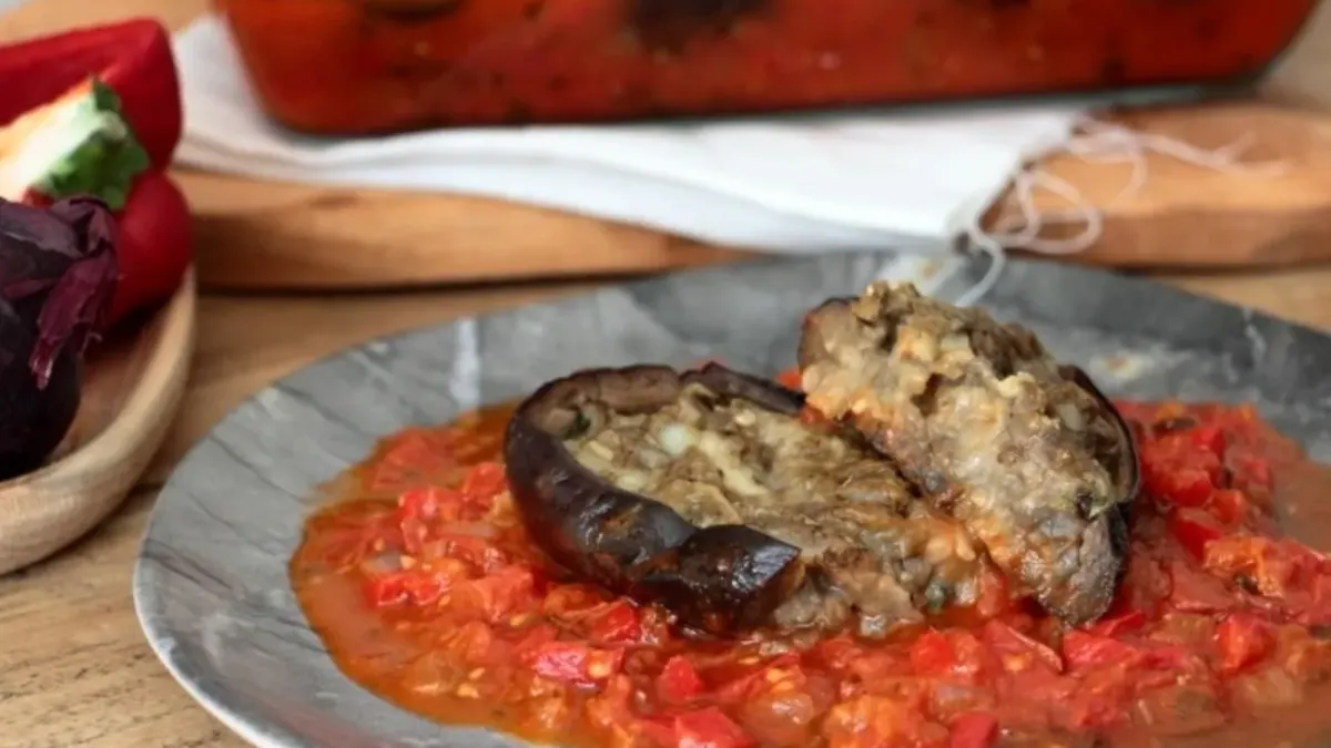 Aubergines farcies à la bonifacienne