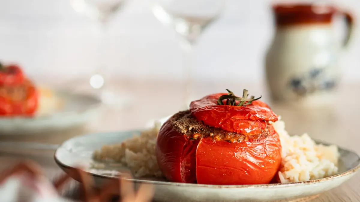 Tomates farcies vegan