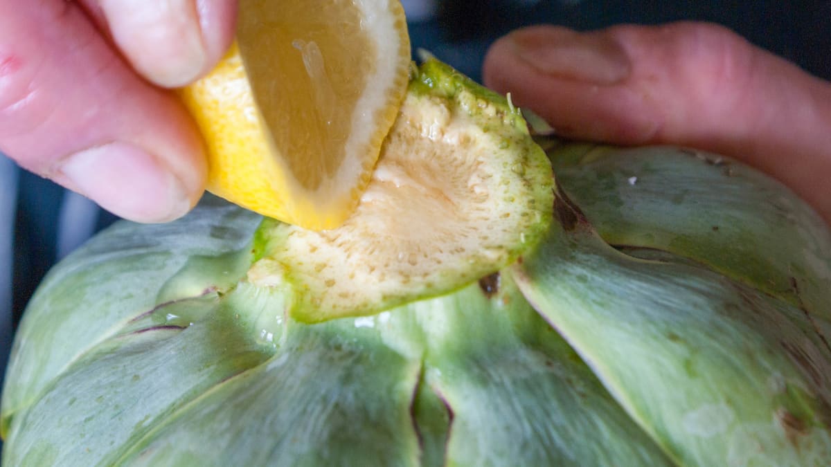 Artichaut citronné.