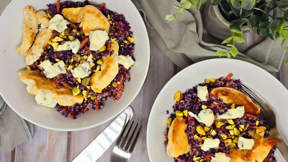 Salade d'hiver au poulet