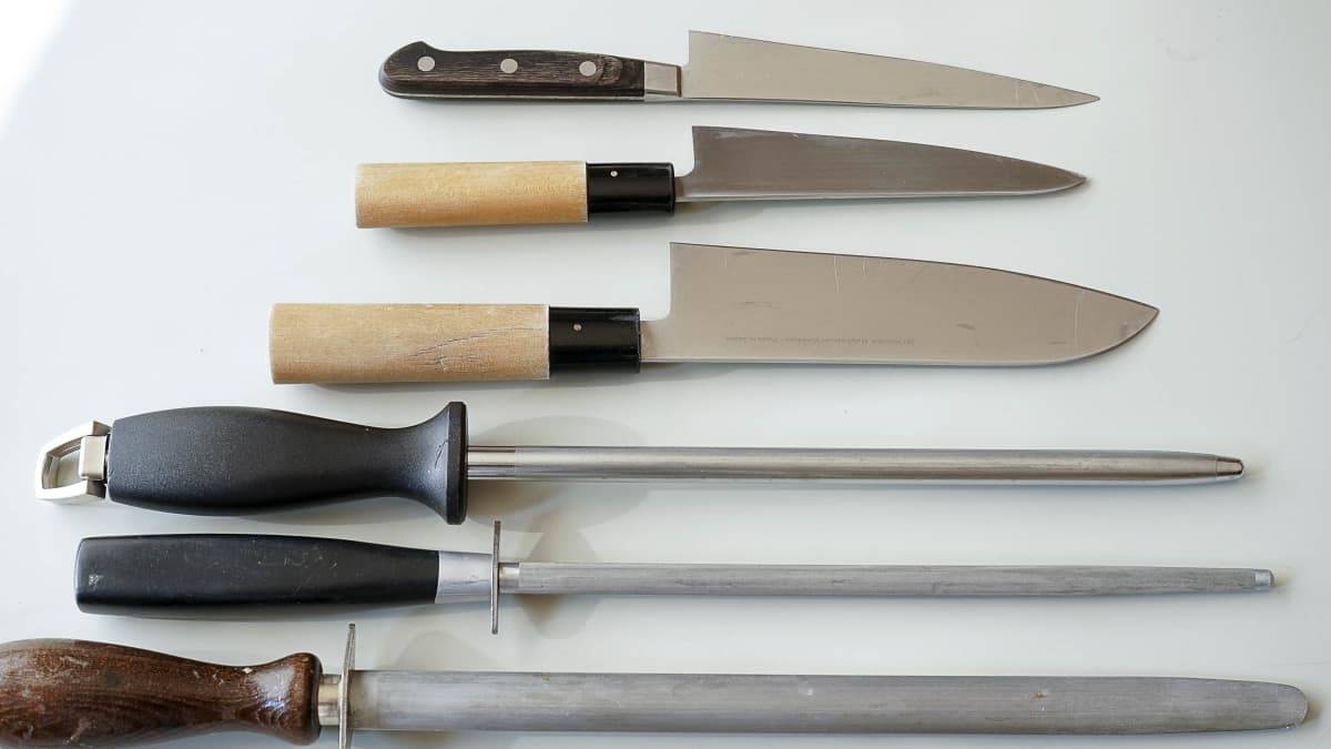 Fusils et couteaux de cuisine