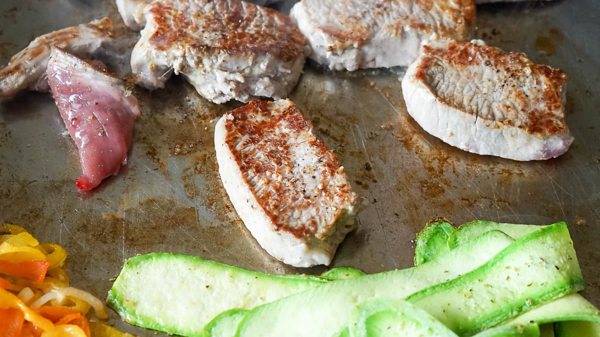 Noisettes d'agneau à la plancha