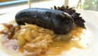 Boudin noir sur assiette