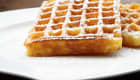 Gaufres de Bruxelles saupoudrées de sucre glace