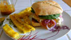 Burger de patates douces et tofu