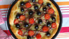 Pissaladière avec tomates cerises