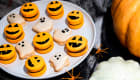 Assiette de macarons pour halloween