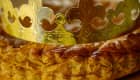 Galette des rois et sa couronne
