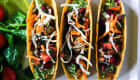 Tacos mexicains végétariens