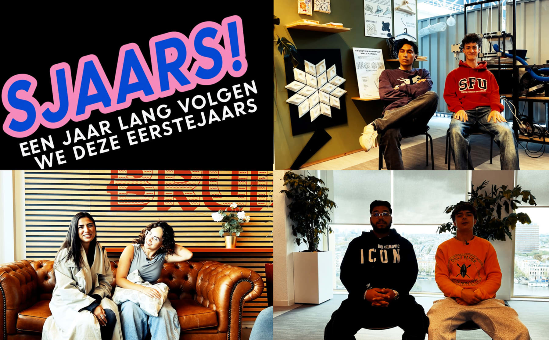 SJAARS! De nieuwe serie over het leven van eerstejaars