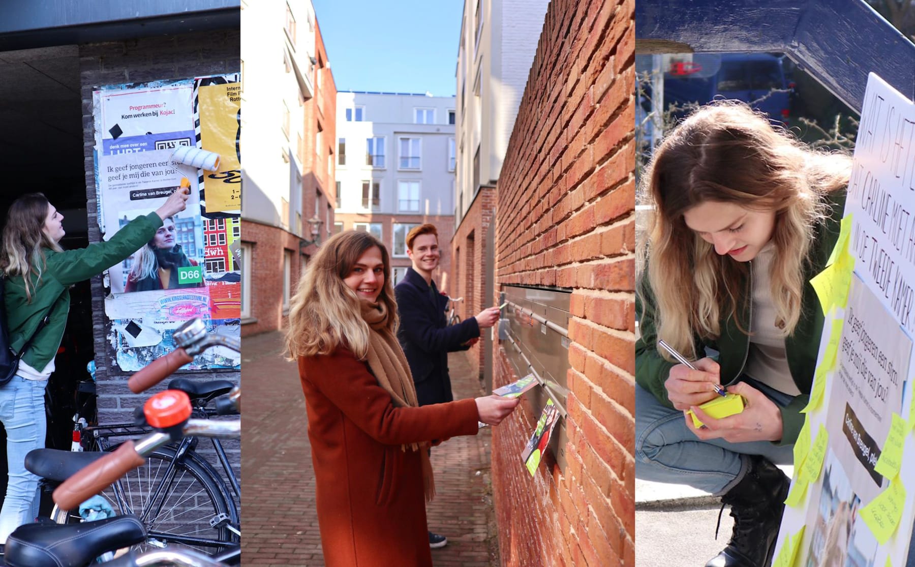 Carline strijdt namens D66 voor een plek in de Kamer