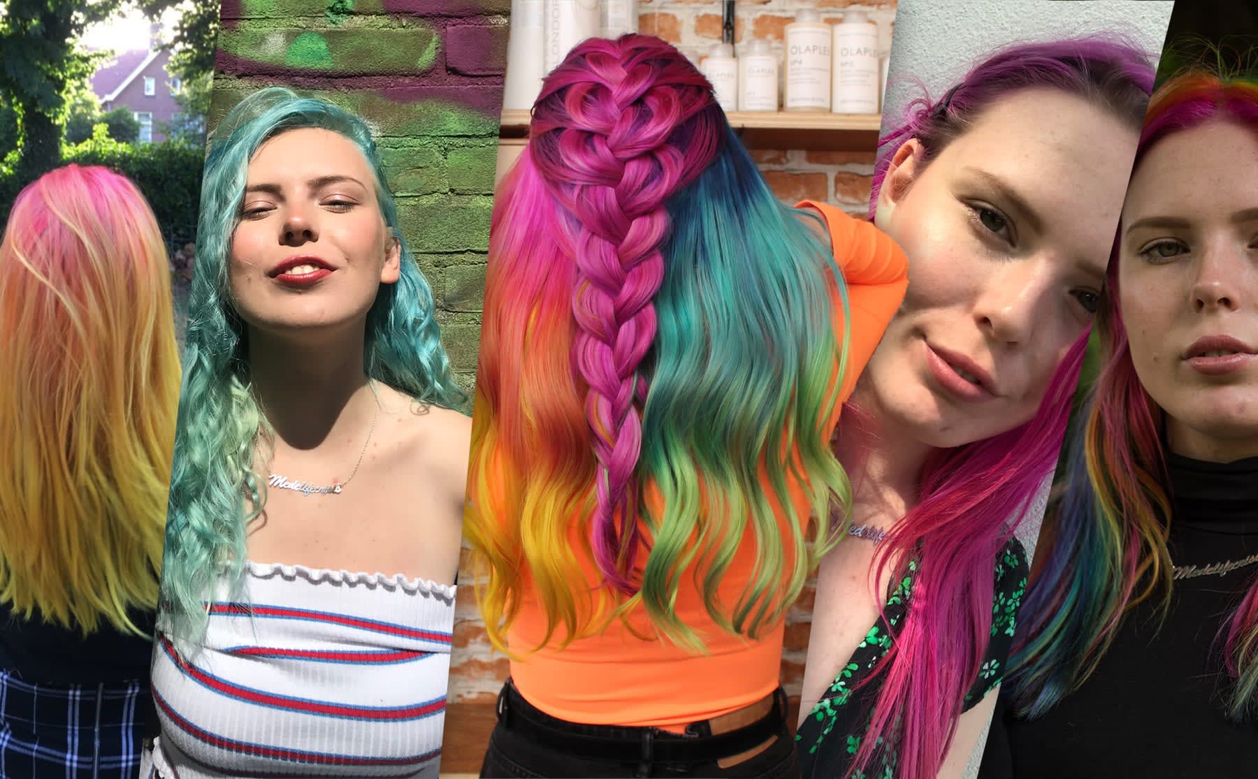 Passie: Madelief fleurt de HvA op met extreme haarkleuren