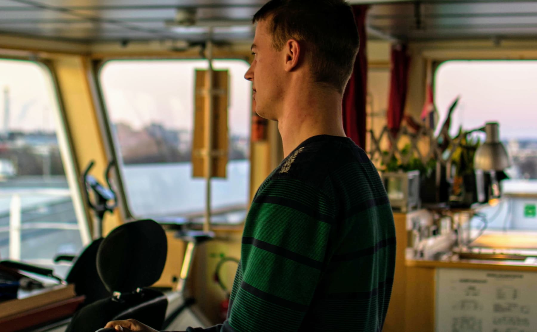 Stage: Udo woonde en werkte vier maanden op zee