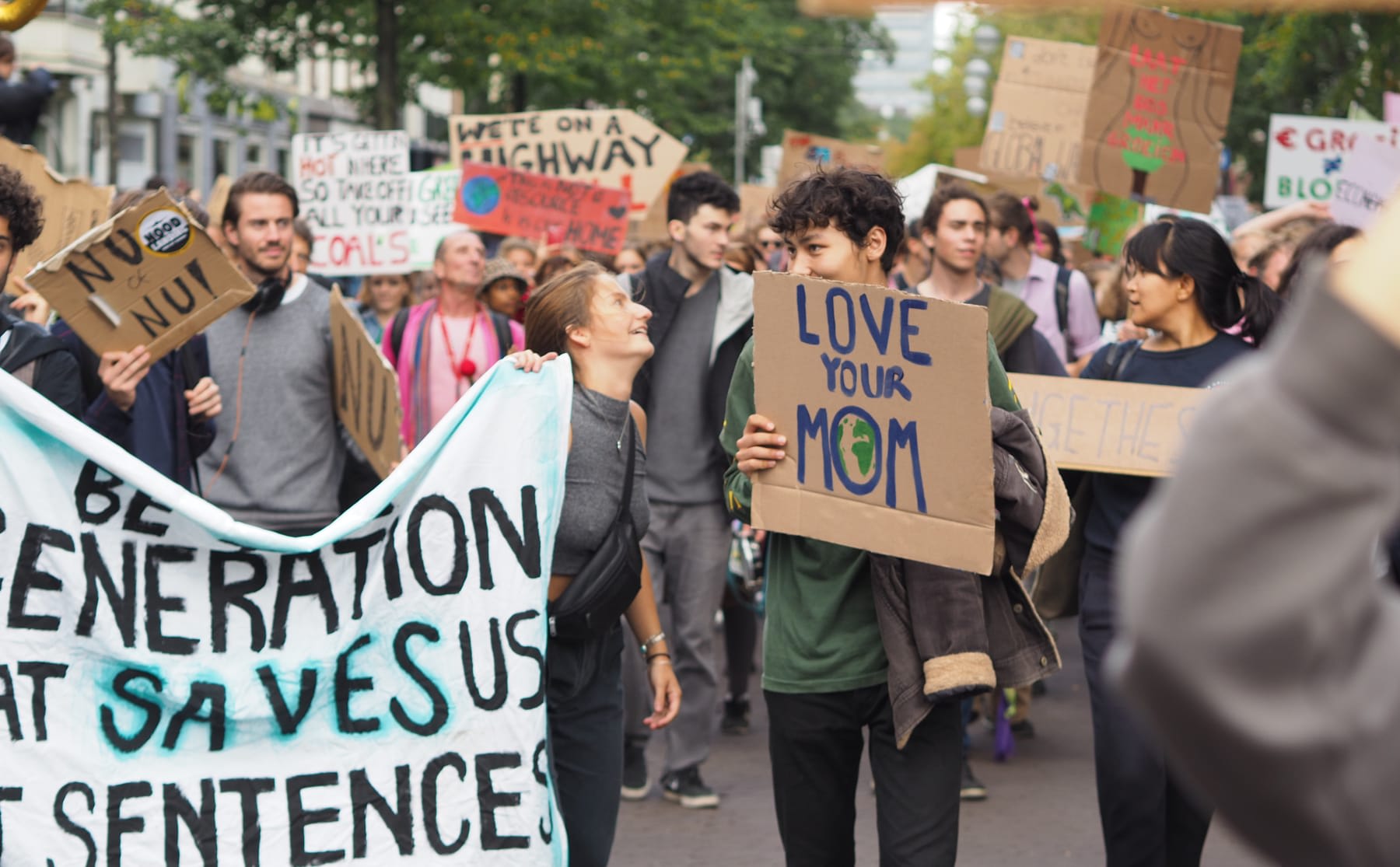 in-beeld-deze-studenten-gingen-de-straat-op-voor-het-klimaat-image In beeld: deze studenten gingen de straat op voor het klimaat