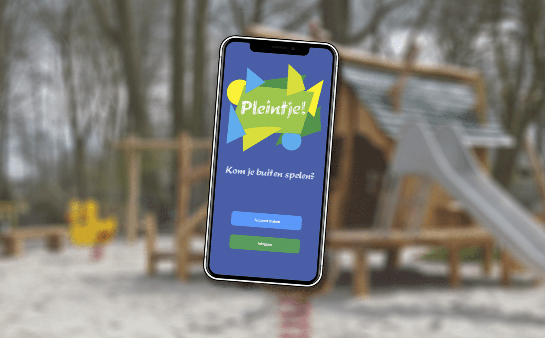 Drie studenten maken een app die kinderen weer laat buitenspelen