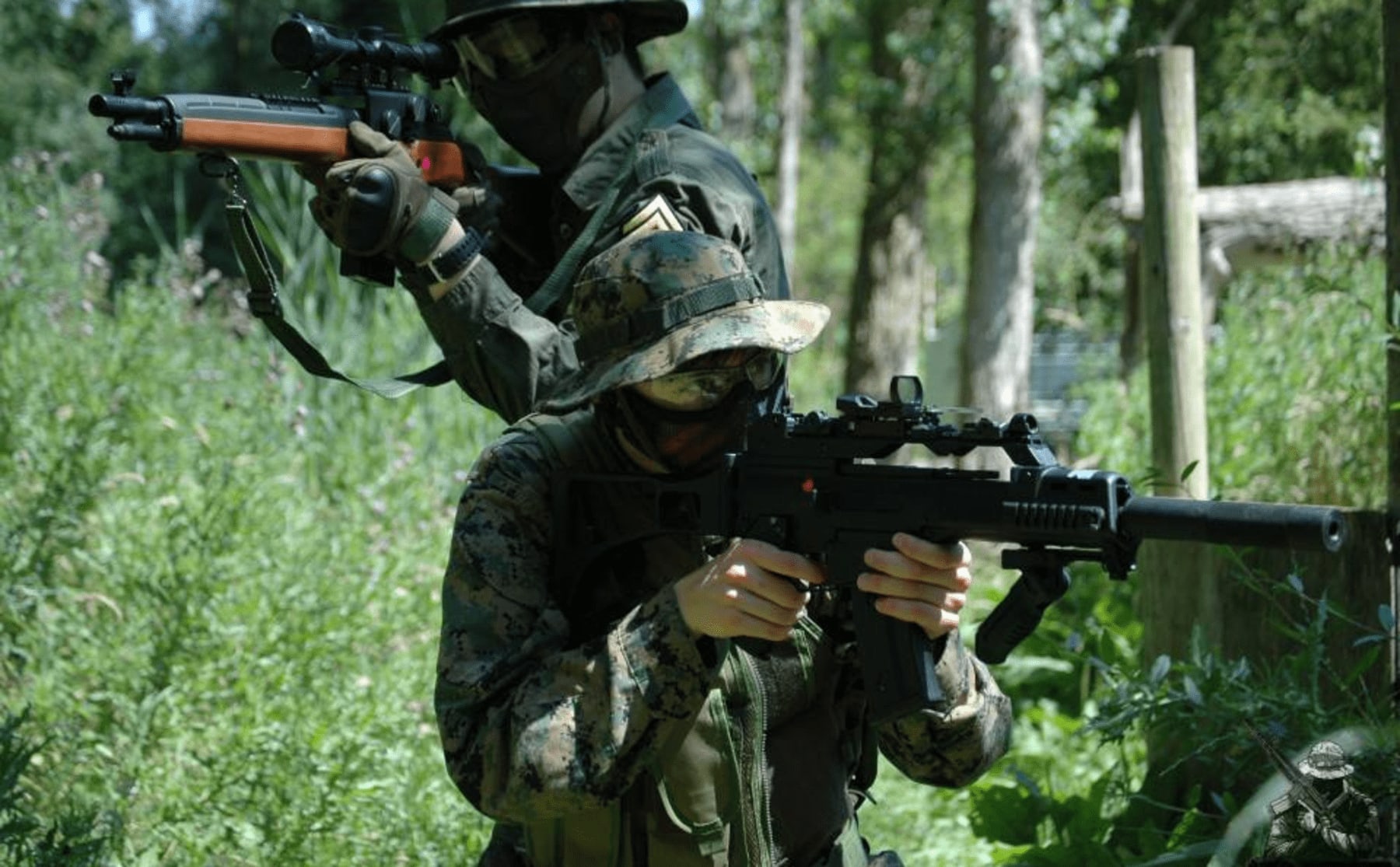 Passie: Jonli is gek op airsoften