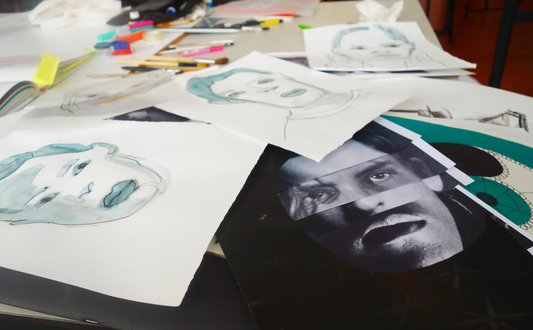 De hele zomer studeren: Amfi-studenten leren mode illustreren