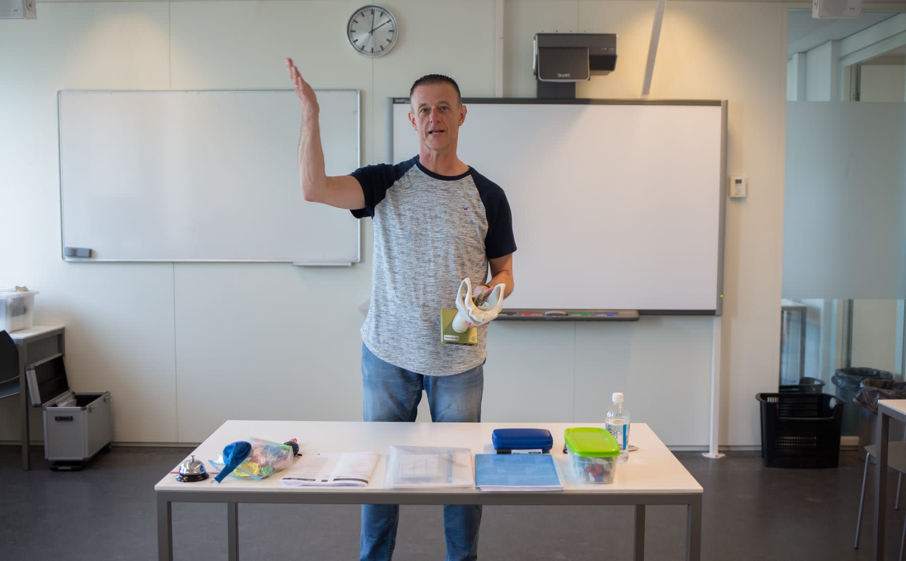 Een college van de Docent van het jaar: vooral veel lachen