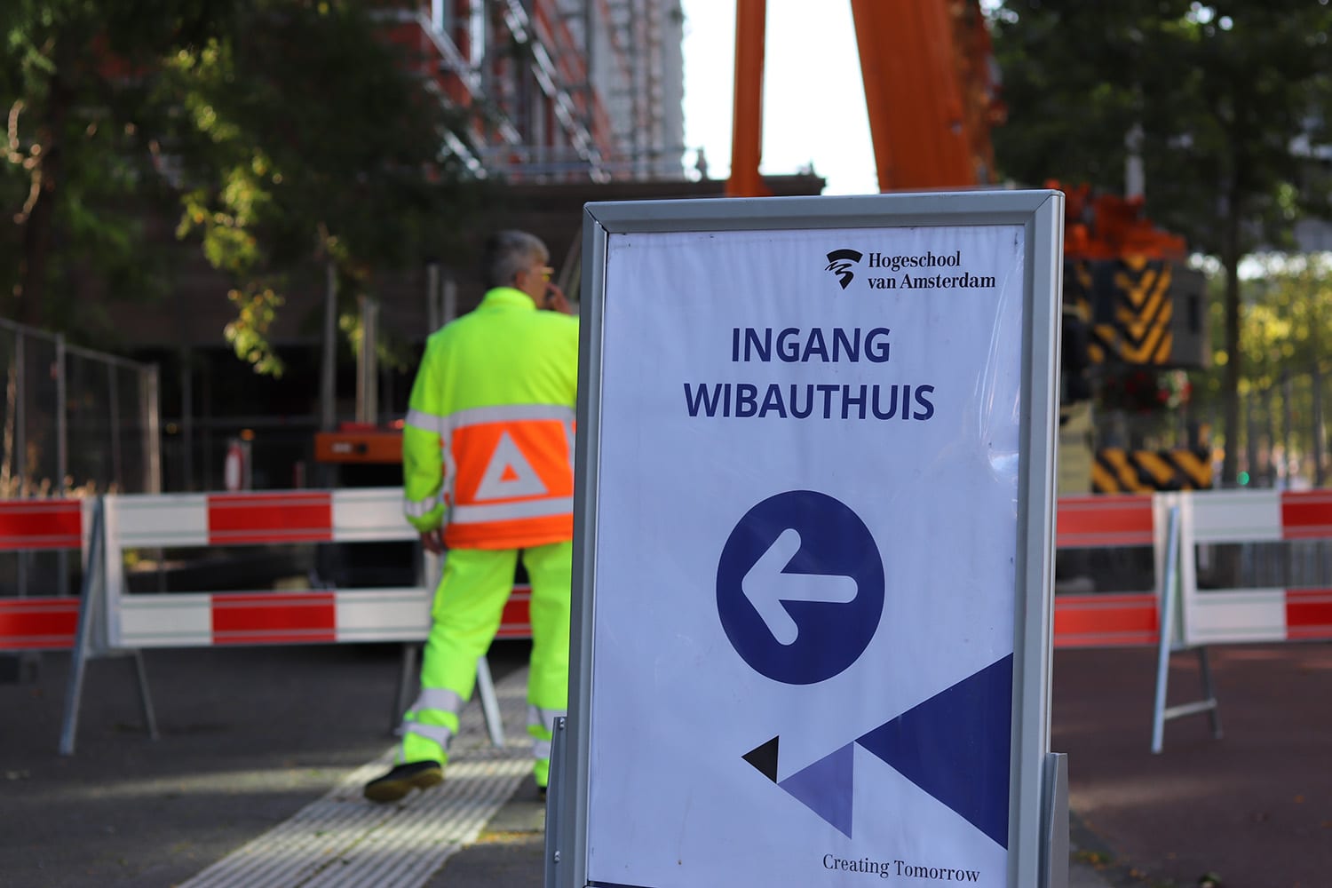 ingang wibauthuis introductieweek