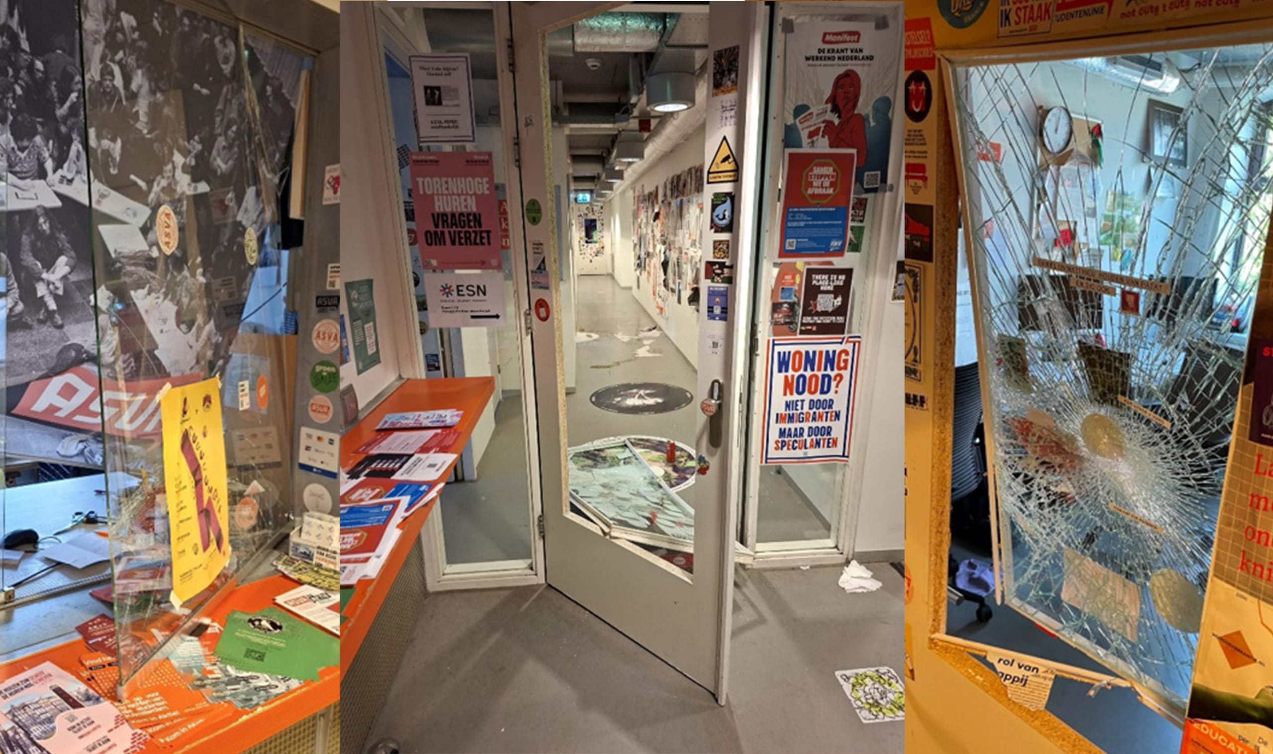 vernielingen_asva_header_fuc9g9 Kantoor van studentenvakbond ASVA vernield: ‘Specifiek op ons gericht’