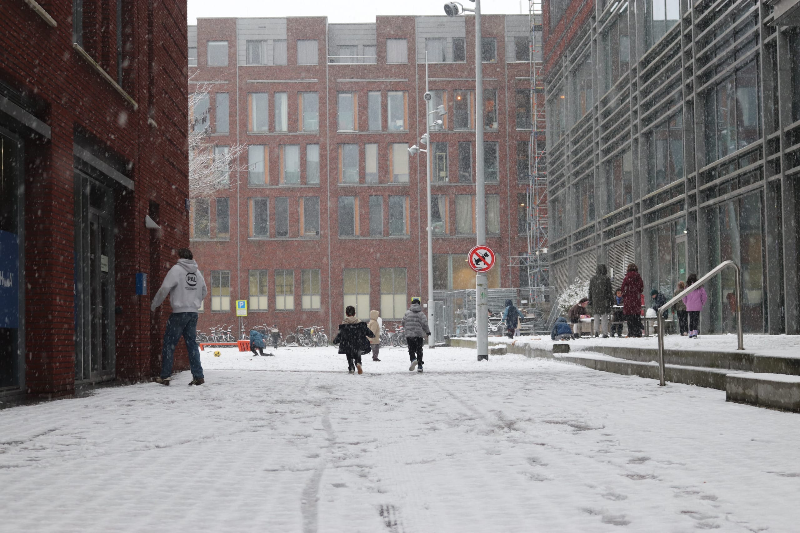 Update: na winterse week eindelijk weer lessen op HvA