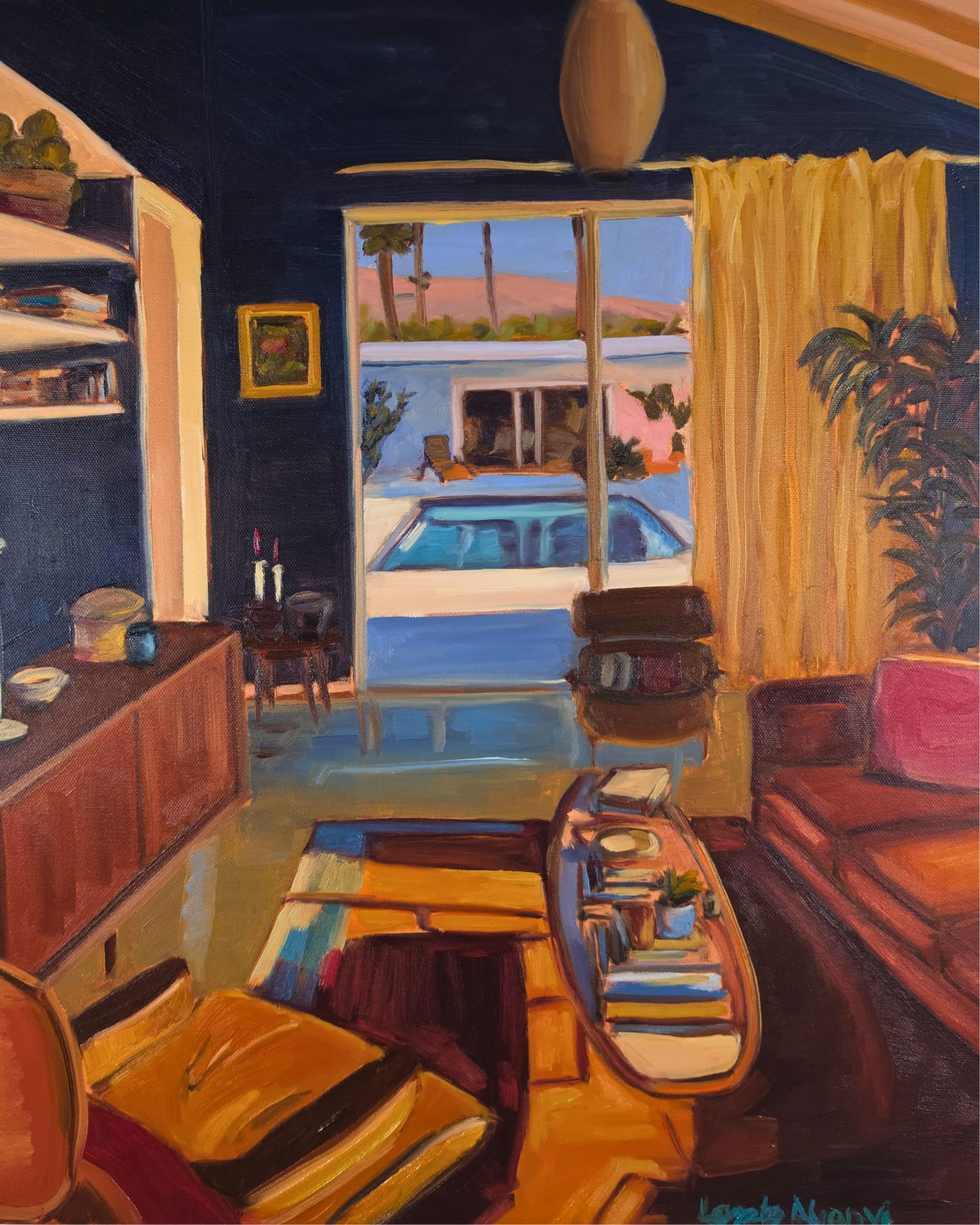 The Guest Bungalow — The painting