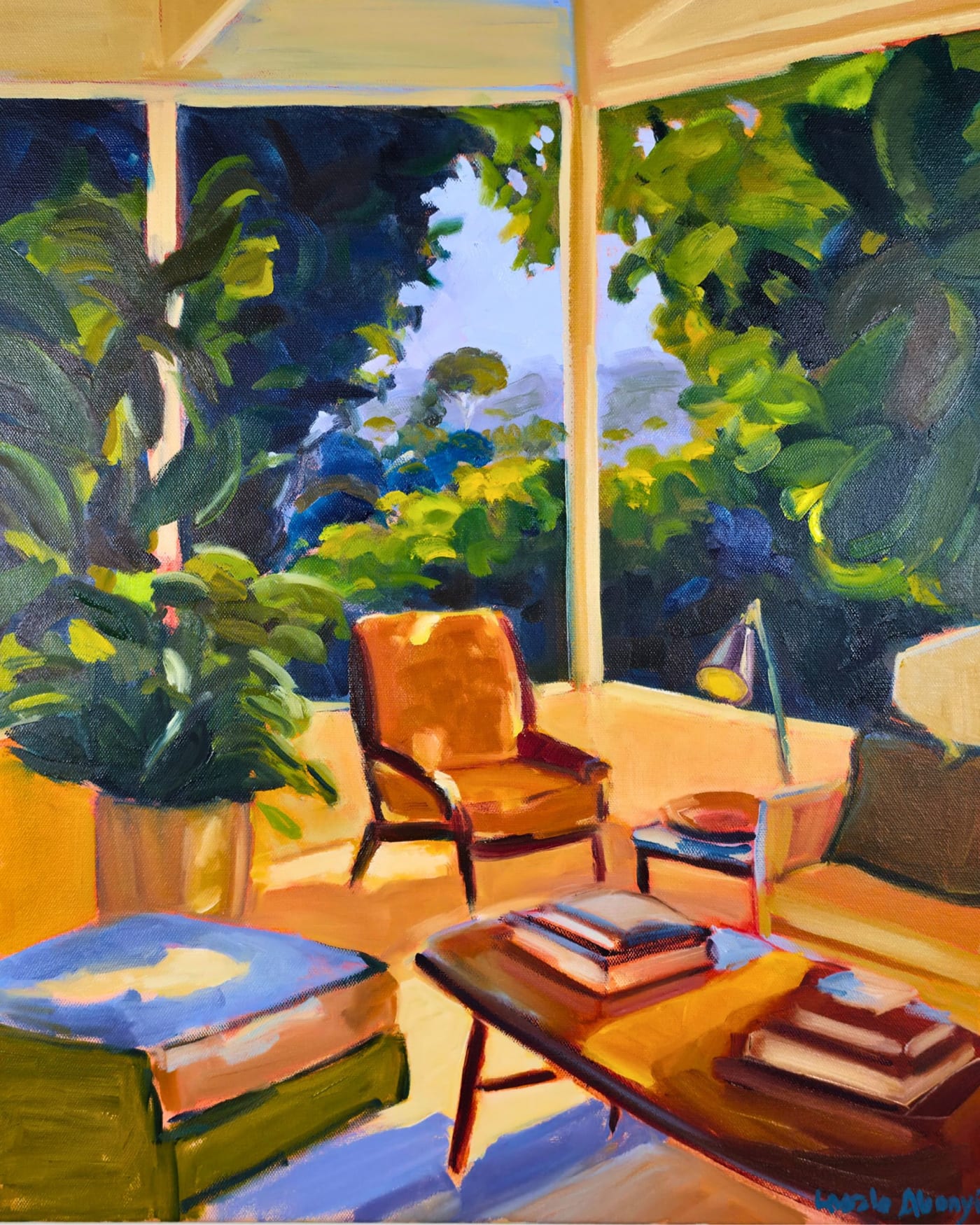 The Tree On The Hill — The painting